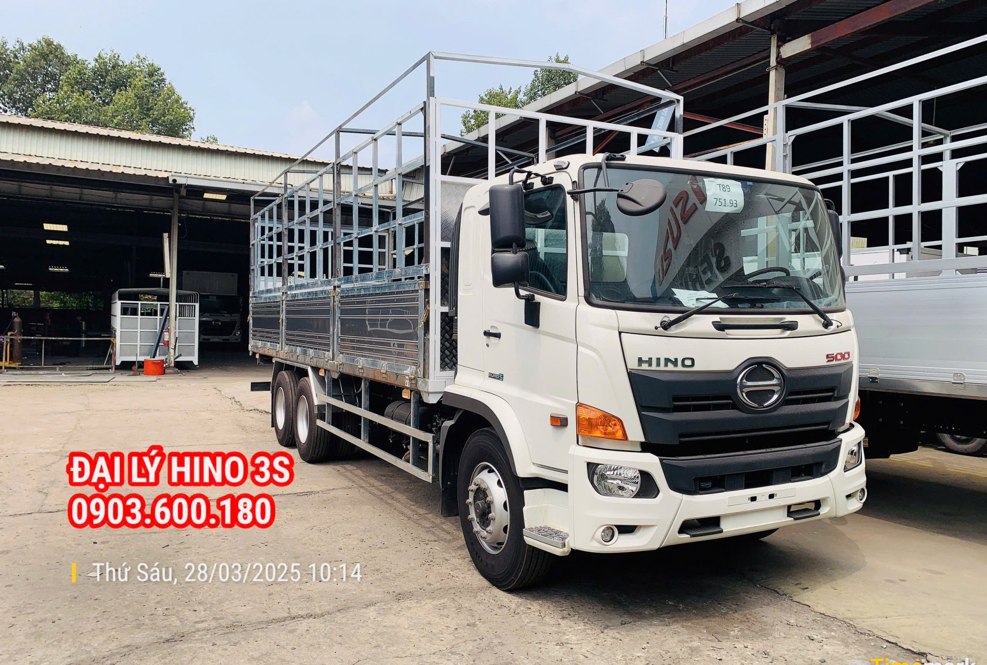 Hino 500 Thùng Mui Bạt FL8JT8A